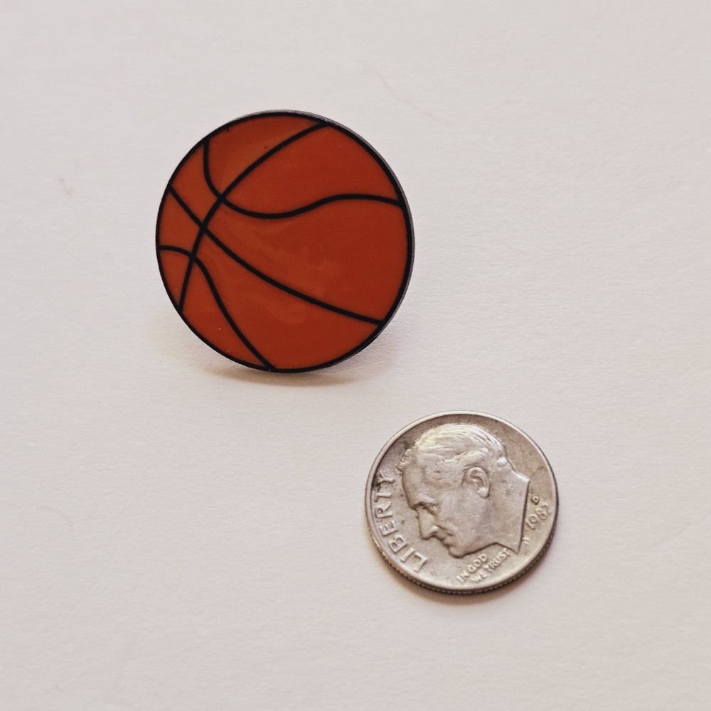 Basketball Pin - Picture 2 of 3